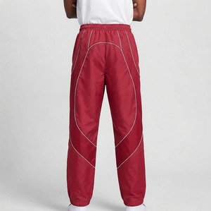 Unisex Custom Logo Contrast Stripe Men Oversized Windbreaker Nylon <b>Pants</b> Four Way Stretch Streetwear <b>Pants</b> - Product Image 6