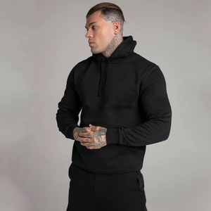 Survêtement décontracté en coton et polyester, uni, respirant, à séchage rapide, unisexe, personnalisable avec logo, pour hommes, vente en gros - Product Image 6