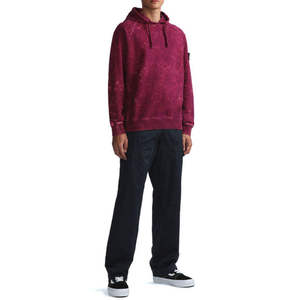 Sweat à capuche personnalisé pour homme, épais, vintage, hiver, en polaire, coupe classique, respirant, effet délavé, imprimé uni, impression numérique - Product Image 3