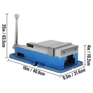 Morsa di precisione angolare ACCU da 6FT con ganascia da 6 pollici per trapano a colonna, fresatura, foratura e morsetto da banco - Product Image 6