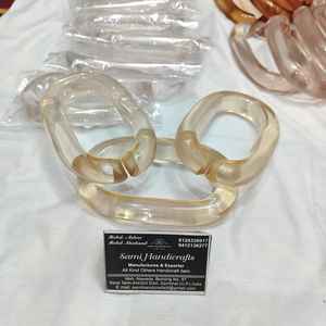 Chaîne murale en résine acrylique transparente, style vintage, maillons ronds et épais, toutes les couleurs disponibles - Product Image 2