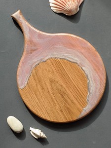 Planche à découper en bois durable avec poignée en résine, compatible lave-vaisselle, épaisseur 1,5 cm, pour la préparation des aliments, cuisine domestique, restaurant, hôtel - Product Image 4