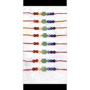 Vente en gros – Nouveauté 2026 : Bracelet RAKHI 7 Chakras en Pierres Précieuses, Fait Main, Feng Shui, Taille Personnalisée, Idéal pour Sœur, Frère, Amour et Bien-être - Product Image 4