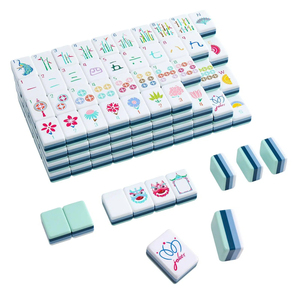 Custom 160 Tiles Acrylic American <b>Mahjong</b> <b>Set</b> with Travel Bag Professional 4-Layer Engraved <b>Mahjong</b> Game <b>Set</b> - Product Image 1