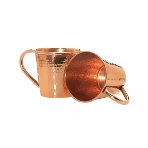 Stylish <b>Copper</b> Mule Mug Cocktail <b>Cup</b> for Restaurant Kitchen Bar Beverage Display - Product Image 5