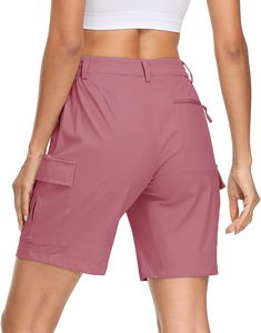 Shorts sublimés pour femmes avec logo détecteur d'aiguilles à tricoter, taille haute, élégants, polyvalents, en polyester flexible - Product Image 3