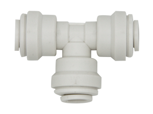 Raccord de filtre à eau en plastique en forme de T, connecteur fileté pour usage domestique - Product Image 4