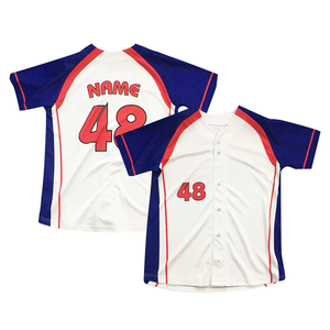 Camiseta de Béisbol Personalizada con Cuello en V, Manga Corta, Impresión de Letras y Logotipo Personalizados, Absorbente de Sudor, Talla Grande, 100% Poliéster - Product Image 6