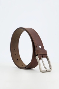 Ceintures de luxe formelles personnalisées de haute qualité pour hommes en cuir véritable avec boucle ardillon en alliage, logo OEM personnalisé, couleur sur mesure - Product Image 5
