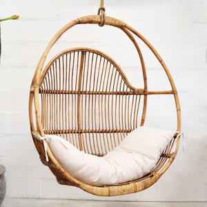 Egg shaped <b>hanging</b> chair hot sale rattan furniture cheap price birds nest swing pod chairs - Product Image 2