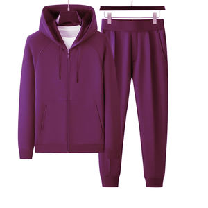 Conjunto Deportivo de Dos Piezas para Hombre, Talla Grande, Sudadera con Capucha Informal para Entrenamiento, Traje Deportivo para Correr - Product Image 3
