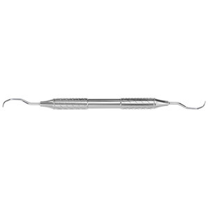Curette dentaire rigide Gracey 13-14 en acier inoxydable à double extrémité, instrument parodontal, curette distale pour dents postérieures, détartreur d'hygiène dentaire - Product Image 2