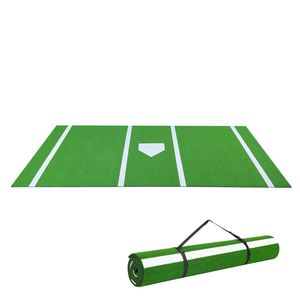 Tappetino da Allenamento per Baseball e Softball 12x6 ft, Attrezzatura per Pratica di Battuta, Tappeto per Home Plate, Materassino per Allenamento Domestico - Product Image 1