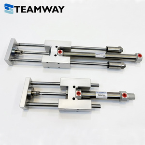 TEAMWAY TA Series กระบอกลมแบบปรับระยะชักได้ - ขนาดรู 20/25 มม. ชักยาวได้สูงสุด 400 มม. ตัวกระตุ้นลม - Product Image 2