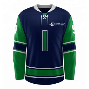 Maillot de hockey sur glace en polyester à marque privée, best-seller, léger - Product Image 1