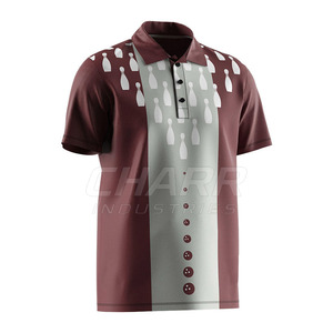 Jersey de Boliche de Alto Rendimiento, Transpirable, Talla Grande, Ligero, Duradero, Cómodo, 100% Poliéster, de Secado Rápido, para Profesionales - Product Image 3