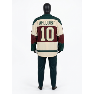 Uniforme Deportivo Personalizado OEM para Hombre, Camiseta de Entrenamiento con Encaje, Diseño Sublimado para Hockey sobre Hielo, Tipo de Patrón con Número - Product Image 2