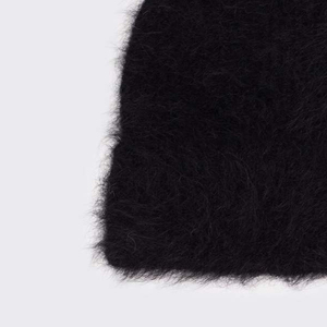 Bonnet en mohair doux et chaud, tricoté, avec revers côtelé extensible, idéal pour l'hiver, les activités de plein air, les voyages et le style décontracté. - Product Image 5
