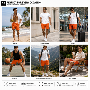 2025 Customized Men's Mid Waist Casual Fashion <b>Shorts</b> Solid Cotton Front Drawstring Closure Breathable Pattern <b>Decoration</b> - Product Image 5