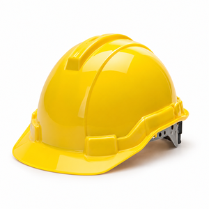 Casque de sécurité jaune en ABS de marque Karam, casque de chantier à fentes, résistant aux chocs élevés, personnalisable OEM/ODM - Product Image 2