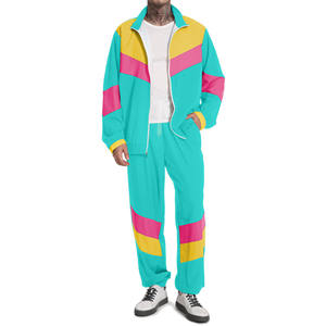 Conjuntos de chándal deportivos para hombre, de invierno 2026, con sudadera con capucha 100% algodón, teñido anudado, oversize, bordado 3D, MOQ bajo - Product Image 5