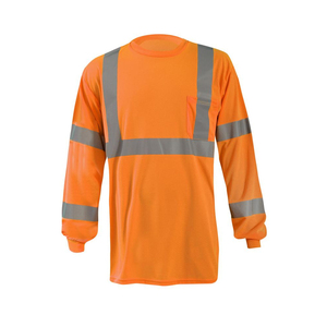 Camisa Polo de Trabajo de Alta Visibilidad para Hombre, Transpirable, con Estampado por Transferencia Térmica, de Poliéster/Algodón, Ropa de Trabajo de Seguridad Reflectante, Venta al Por Mayor - Product Image 3
