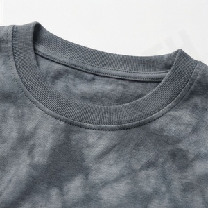 Camiseta Corta de Algodón para Mujer, Color Personalizado, Estampado Digital, Tie Dye, Ropa Deportiva, Fitness, Gimnasio, Entrenamiento - Product Image 4