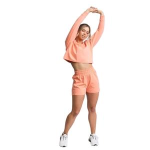 Nouveau Style mode deux pièces ensemble femmes vêtements Crop à capuche jupes ensemble court à capuche Crop Mini jupes 2pc ensemble tenue décontracté - Product Image 1