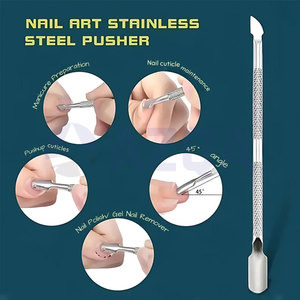 Professional Stainless Steel Cuticle Care <b>Kit</b> with Cuticle Nipper Scissors and Double End <b>Nail</b> Cuticle Pusher - Product Image 5