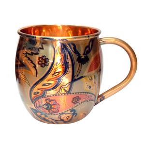 Vente chaude cuivre tasse à boire de haute qualité article décoratif pour la maison Unique nouveau élégant indien artisanat haut Standard bouteille d'eau - Product Image 2