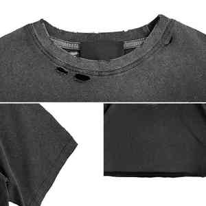 T-shirts vintage délavés à l'acide pour homme, streetwear, 260 g/m² - Product Image 5