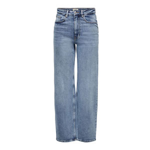 Jeans de Cintura Alta para Mujer, Estilo Urbano, 100% Algodón, Pantalones Vaqueros Vintage Desgastados - Product Image 3
