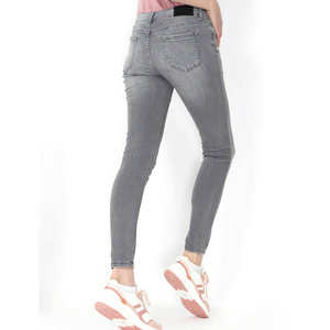 Jeans de Cintura Alta para Mujer, Color Sólido, Elásticos, Nuevo Estilo, Transpirables, Ajustados, Tipo Lápiz, Servicio OEM - Product Image 4
