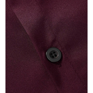 Camisa Formal de Negocios de Manga Larga para Hombre, de Poliéster/Algodón, Tela Satinada, Transpirable, Antiarrugas, Verano, Personalizada, OEM, ODM - Product Image 6