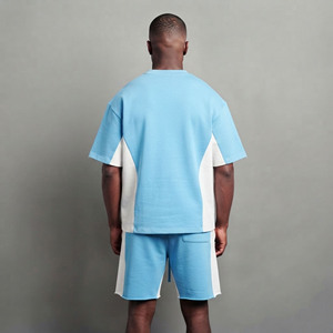 High Quality Printed Streetwear Men's Short <b>Set</b> Summer Casual Wear 100% Cotton Breathable Comfortable Low Price - Product Image 3