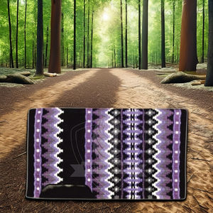 Tapis de selle en laine personnalisé course de chevaux DD harnais en cuir huileux Patch Dressage Western confortable lourd coussin de spectacle 100% laine remplissage - Product Image 1