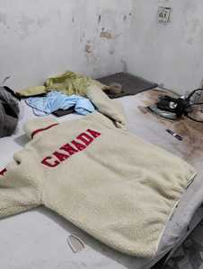 Veste à capuche unisexe en polaire Sherpa, chaude et épaisse, avec fermeture éclair, style décontracté, personnalisable avec logo OEM - Product Image 6