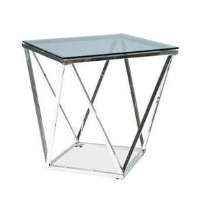 Mesa de Centro Elegante Plateada con Diseño de Acabado Martillado, Mesa de Salón de Metal, Muebles de Salón Personalizados - Product Image 4