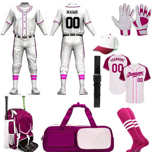 Tenue de baseball de haute qualité avec impression numérique, équipement sportif de niveau compétitif, kit personnalisé avec logo imprimé, tenue de baseball - Product Image 1
