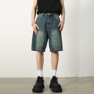 Shorts en jean unisexe délavé à l'acide de haute qualité pour l'été – Jean court pour homme et femme – Short en jean jeune pour homme et unisexe - Product Image 1