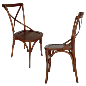 Sillas de Comedor sin Brazos en Oferta, Silla de Jardín con Respaldo Cruzado, Duradera, para Uso en Interiores y Exteriores, para el Hogar, Restaurantes y Hoteles - Product Image 6