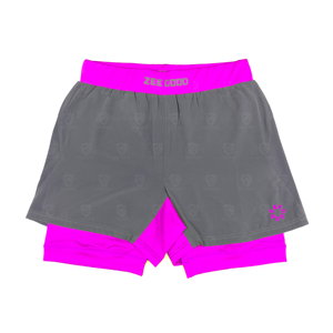 Pantalones Cortos Deportivos 2 en 1 Transpirables Personalizados, Pantalones Cortos de Entrenamiento de Secado Rápido con Forro Atlético, Bolsillo con Cierre y Presilla para Toalla, Pantalones Cortos Deportivos para Hombre - Product Image 1