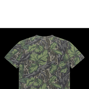 T-shirt unisexe en jersey teint camouflage, style streetwear, coupe oversize en coton imprimé, manches courtes, décontracté, coupe ample, haut d'été - Product Image 4