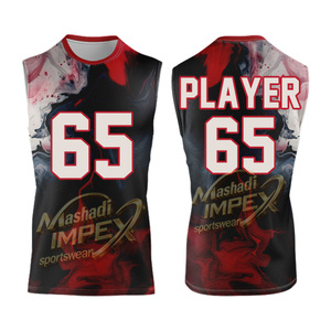 Ensemble de maillots de football américain 7 contre 7 de qualité supérieure, personnalisables, avec sublimation par compression - Product Image 2