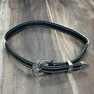 Cinturón de Cuero Vacuno Genuino de Diseño Exclusivo, Última Moda en Accesorios para Sombreros Vaqueros, Ajustable y con Estilo Rústico - Product Image 6