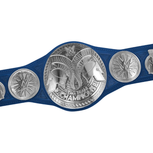 WWE Tag Team Championship Belt Premium Customizable Blue Strap High-Quality Wrestling Title Trophy - Product Image 2