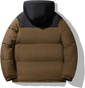 Men's Ultra Lightweight <b>Packable</b> Down <b>Jacket</b> Quilted Hooded Collar Padded Puffer Coat Outwear Winter Wear With OEM - Product Image 4