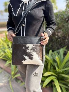 Nouvel arrivage de sac à bandoulière en cuir de vachette sac à main Gypsy Boho Hair On Hide Fur Vintage Handmade Western Style Bag Multi Uses Bags - Product Image 5