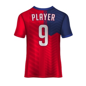 Maillots de football personnalisés sublimés pour la nouvelle saison, respirants, à séchage rapide, légers, 100% polyester, maillots de football d'équipe - Product Image 4