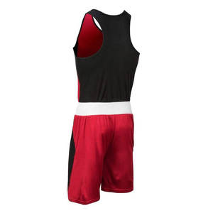 Uniforme de Boxeo Profesional Personalizado para Competencia, Conjunto de Entrenamiento, Chaleco y Pantalones Cortos de Kickboxing para Hombre y Mujer - Product Image 4